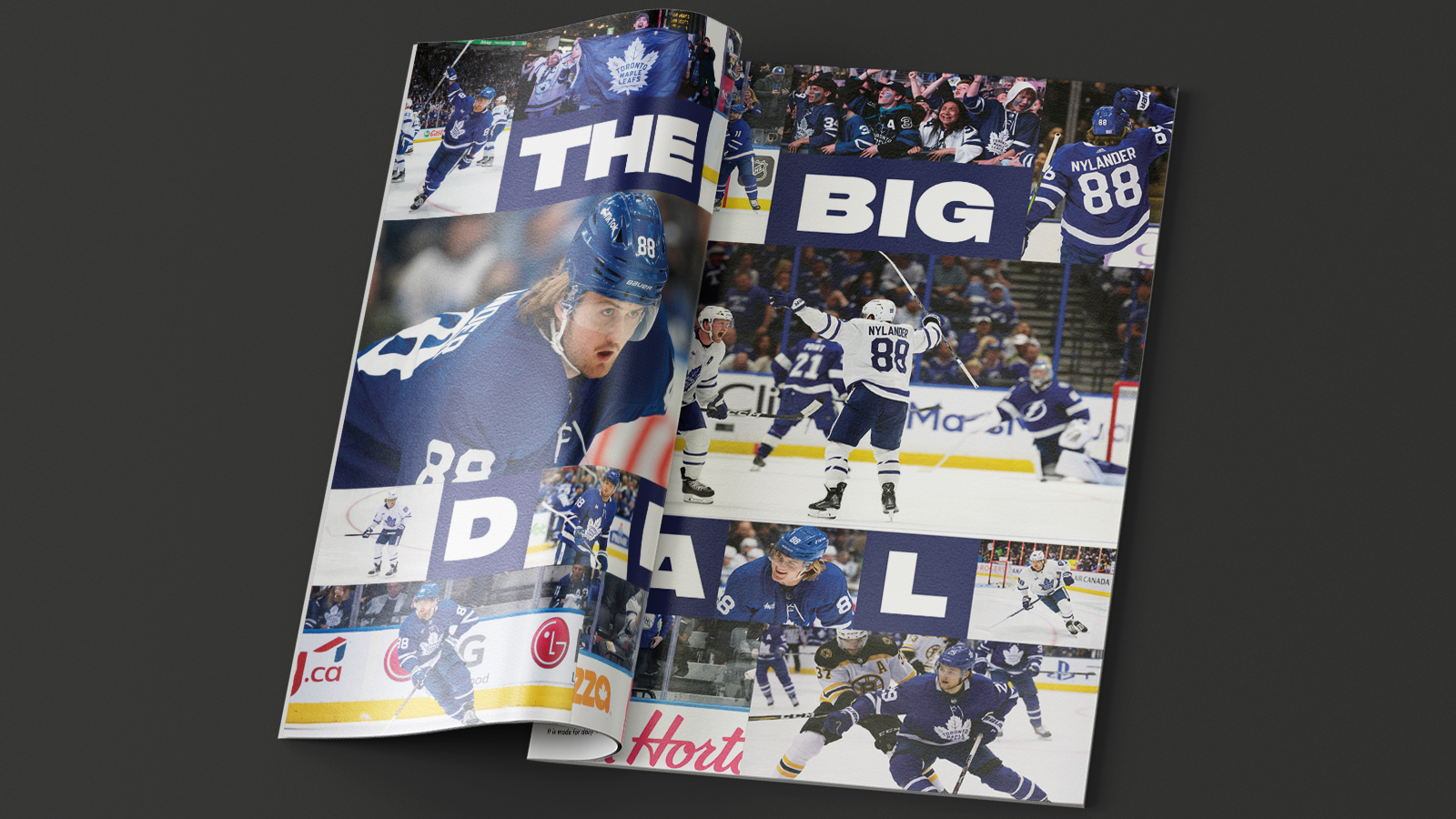 Leafs zine spread